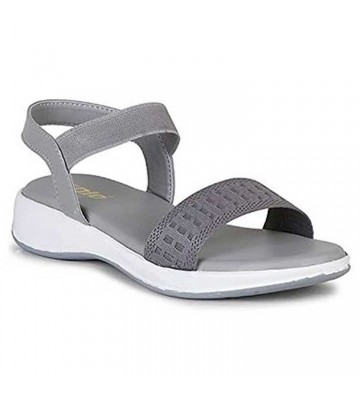 Flat beautiful Grey color Sandal for Women and Girls